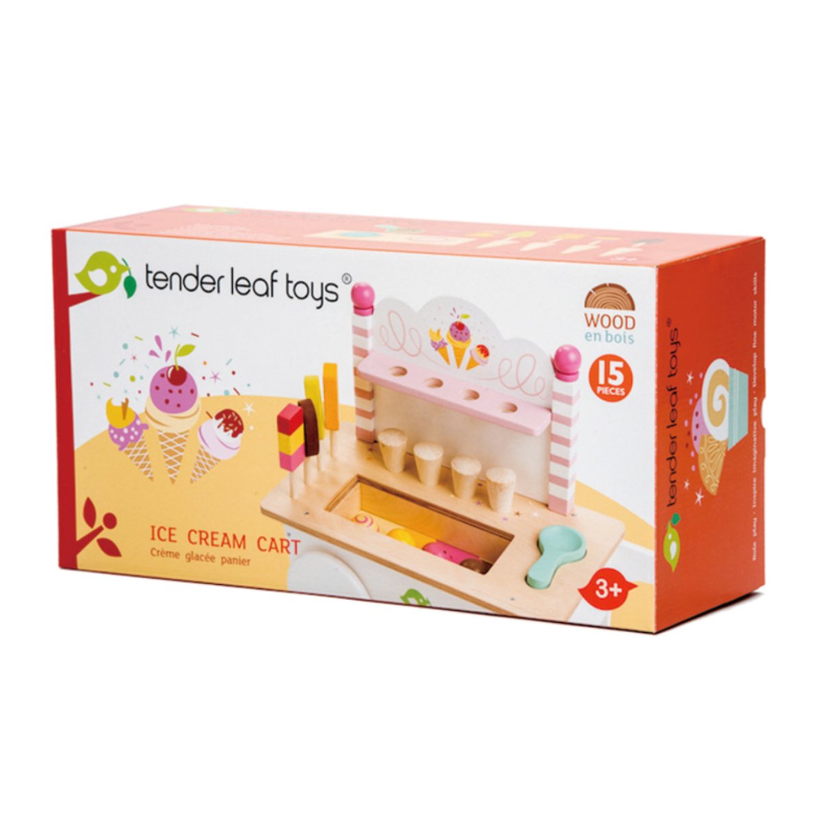 Ice Cream Cart Toy Set - Tender Leaf Toys