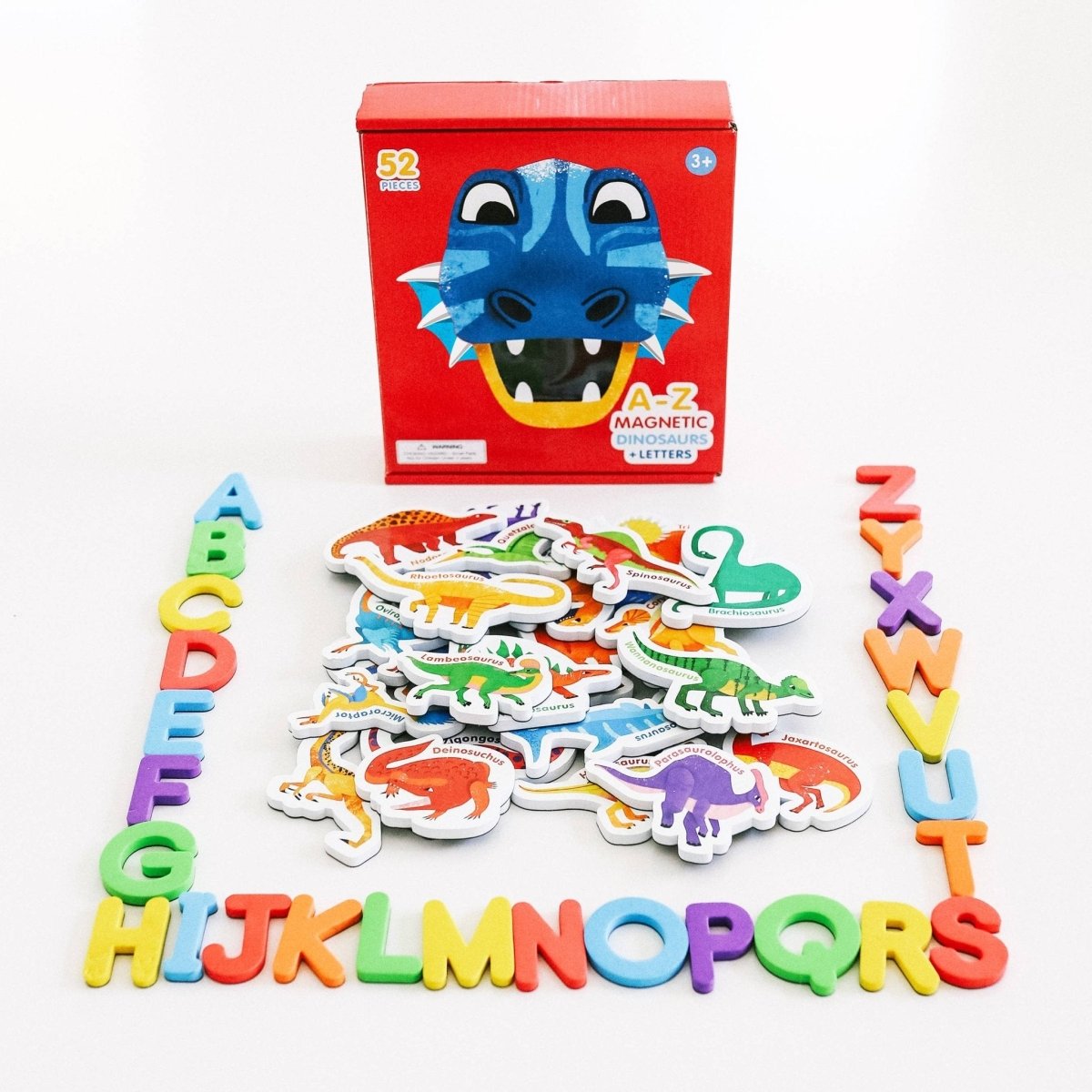 Magnetic Dinosaurs and Letters by Curious Columbus