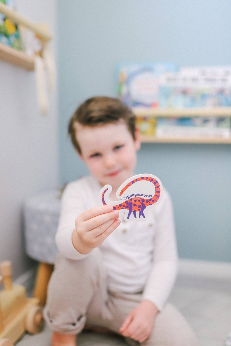 Magnetic Dinosaurs and Letters by Curious Columbus