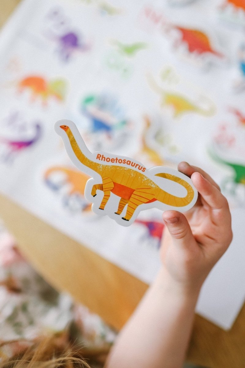 Magnetic Dinosaurs and Letters by Curious Columbus