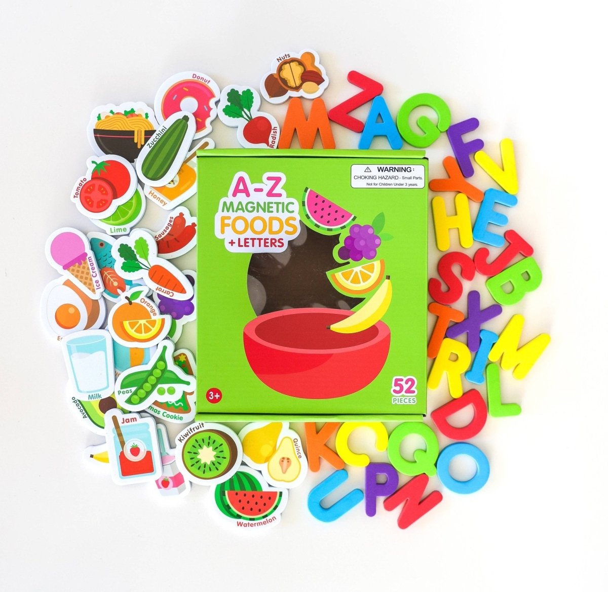 Magnetic Foods and Letters | Curious Columbus