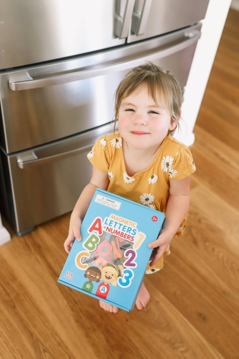 Magnetic Alphabet Letters & Numbers Kit | Curious Columbus – Bean and ...