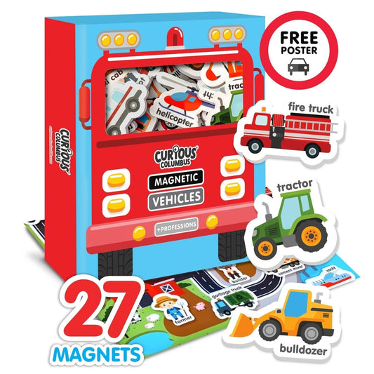 Magnetic Vehicles and Professions by Curious Columbus