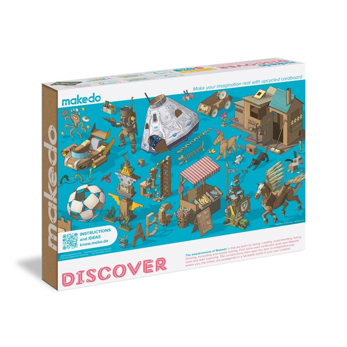 Makedo Australia DISCOVER | Upcycled Cardboard Construction Toolkit