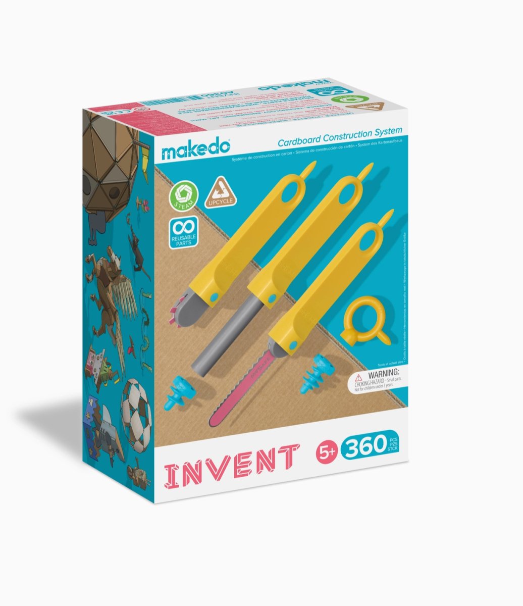 Makedo INVENT | Upcycled Cardboard Construction Toolkit