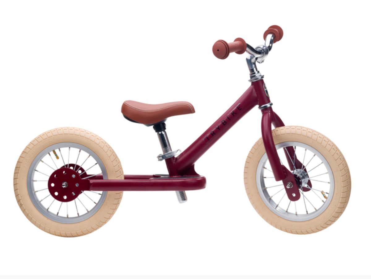 Matte Red Vintage Trybike (3 wheel) - Trybike