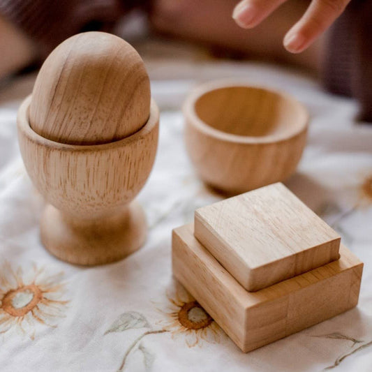 Montessori Egg, Ball and Cup Set | Q Toys