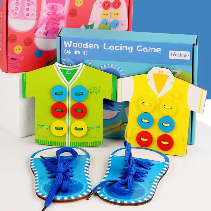 Montessori Practical Life Lacing Set