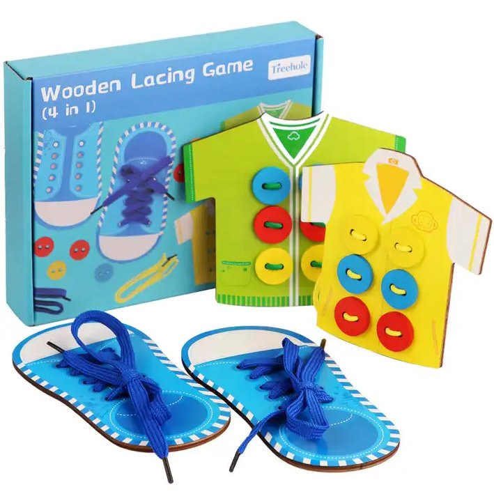 Montessori Practical Life Lacing Set