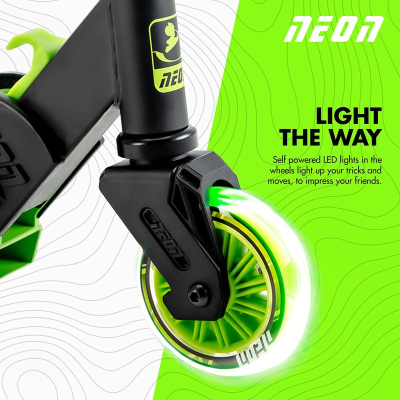 Neon Vector Scooter Green - Yvolution