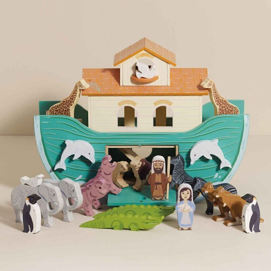 Noah's Great Wooden Ark & Animals - 23 Piece | Le Toy Van