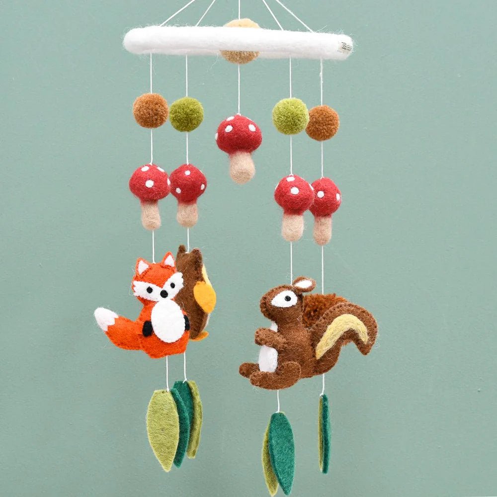 Nursery Cot Mobile - Woodland Animals | Tara Treasures