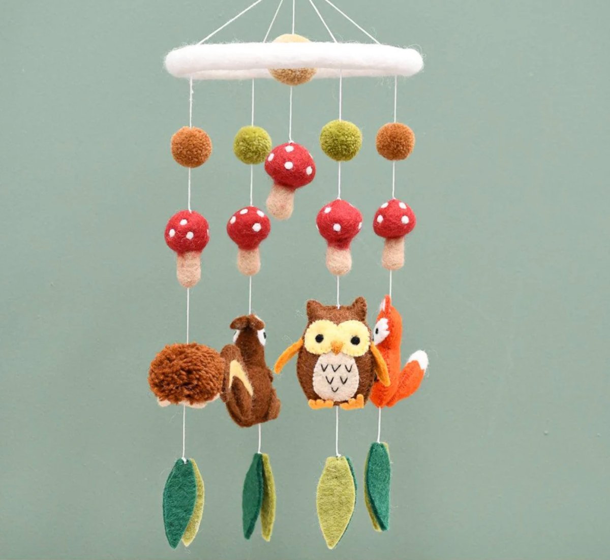 Nursery Cot Mobile - Woodland Animals | Tara Treasures