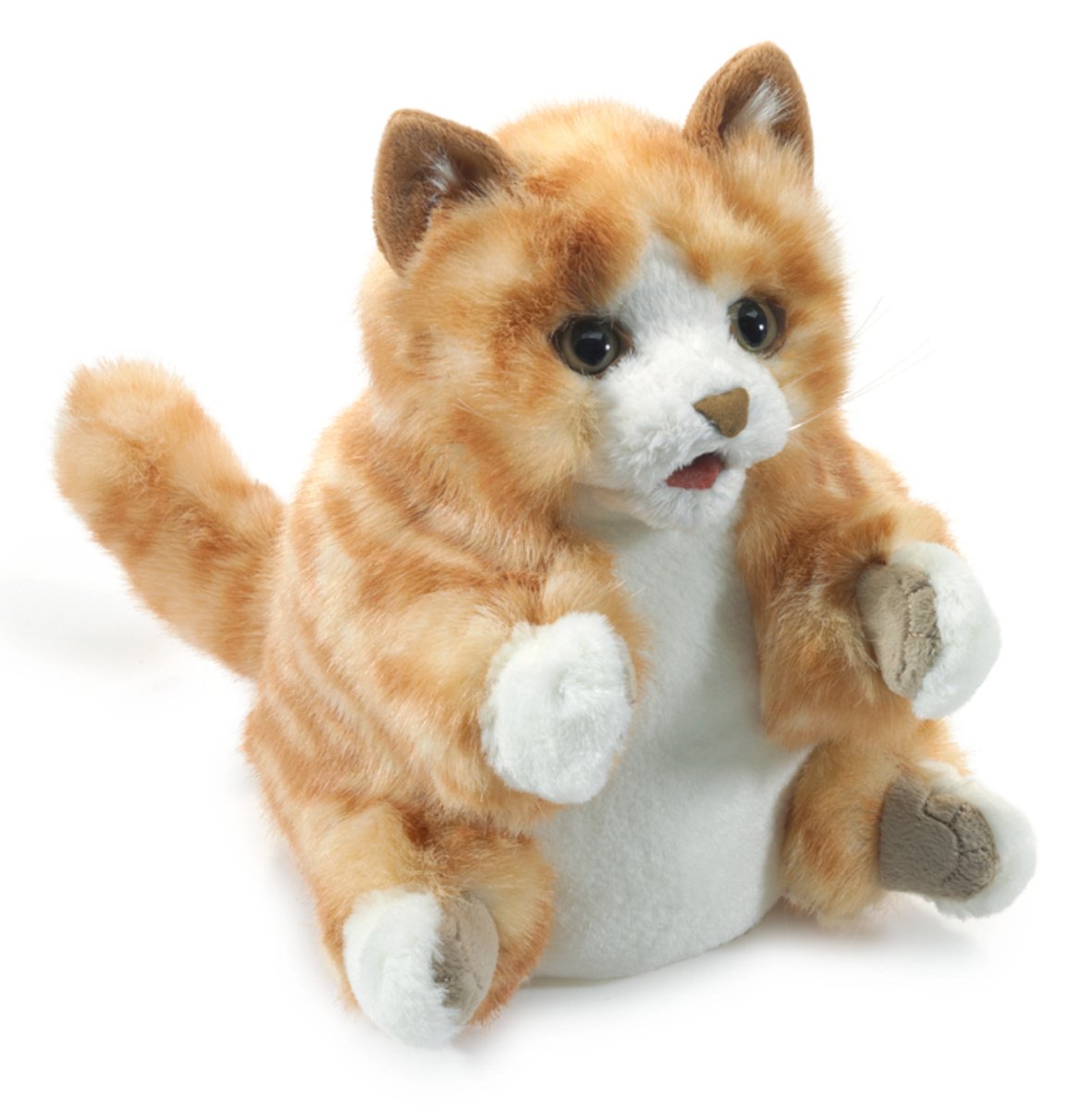 Orange Tabby Kitten Puppet - Folkmanis