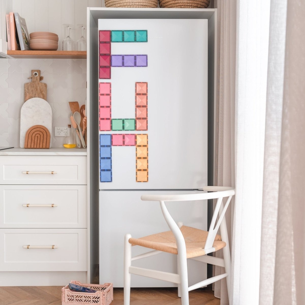 Pastel Rectangle Pack 24 Piece | CONNETIX Tiles