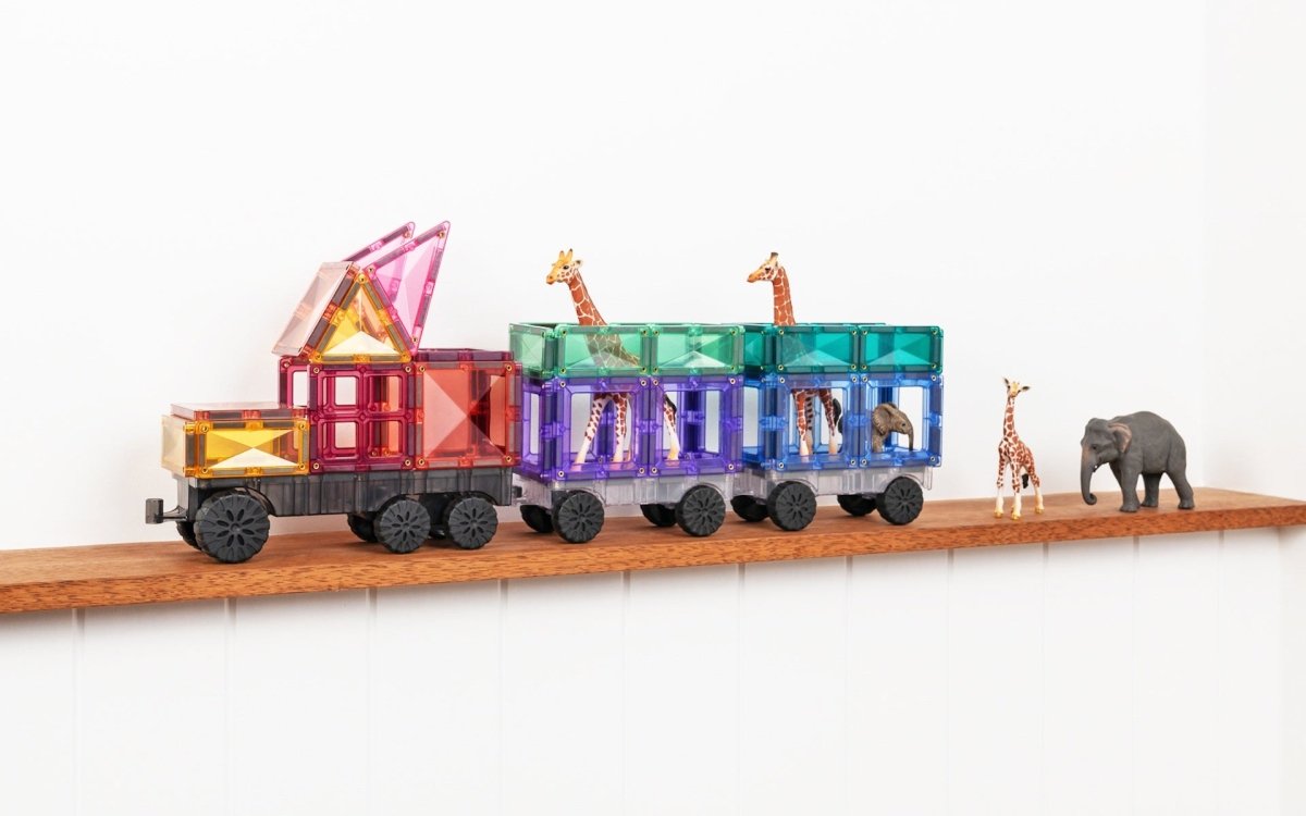 Pastel Transport Pack 50 pc - Connetix Tiles