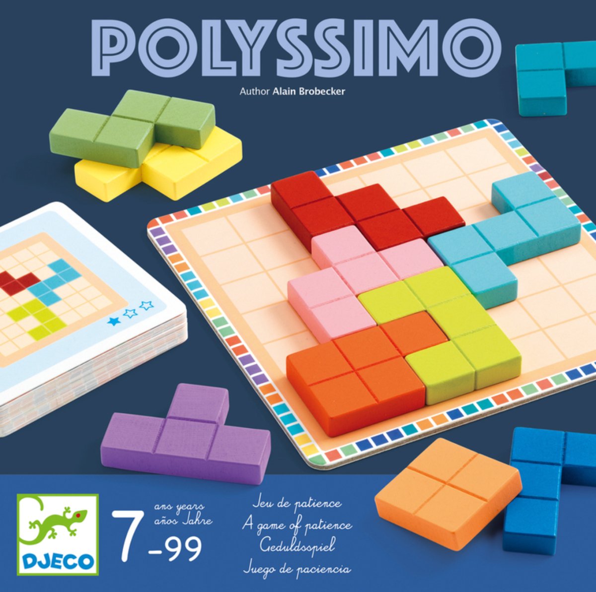 Polyssimo Sologic Game with 30 challenges - Djeco