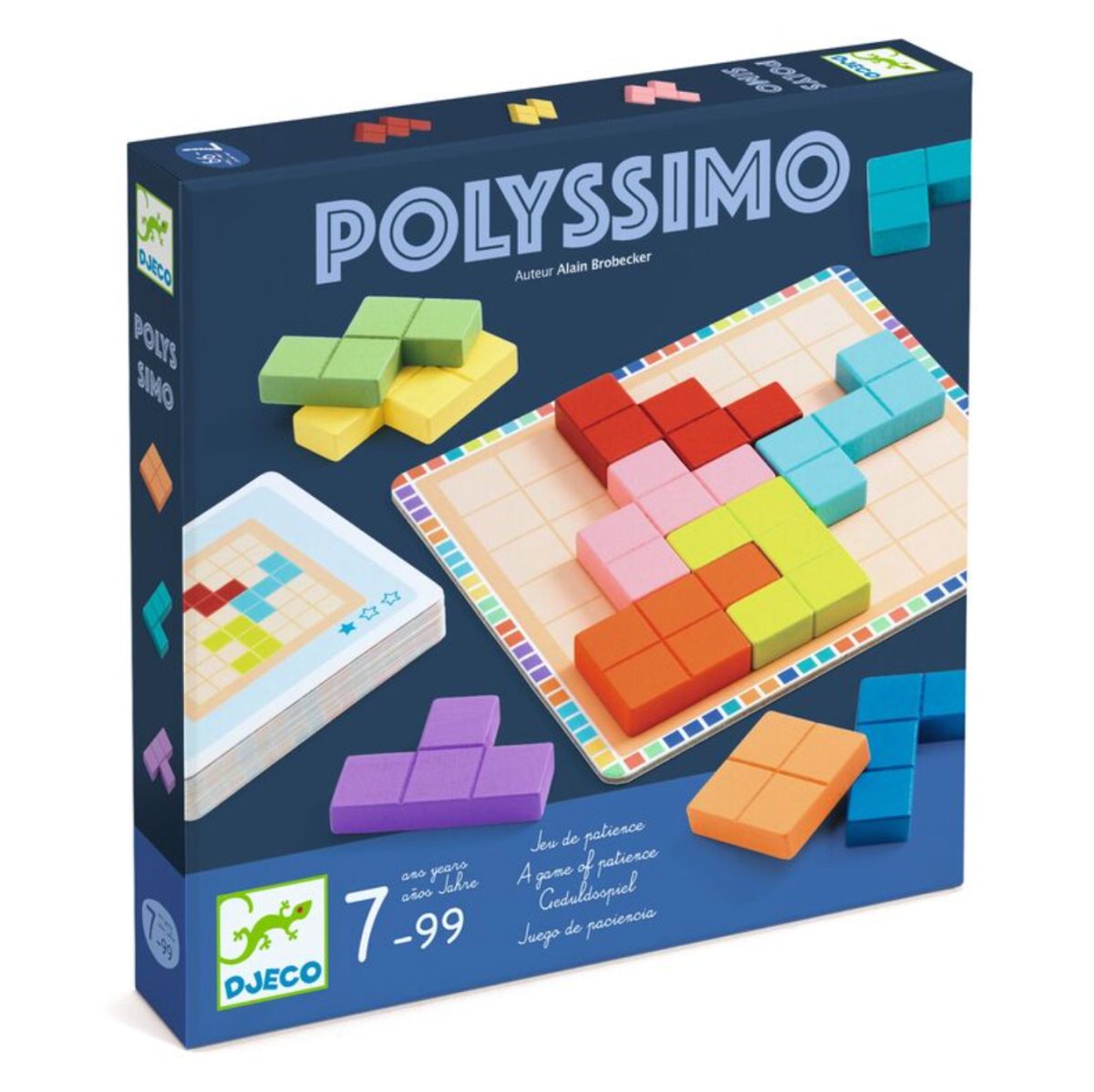 Polyssimo Sologic Game with 30 challenges - Djeco