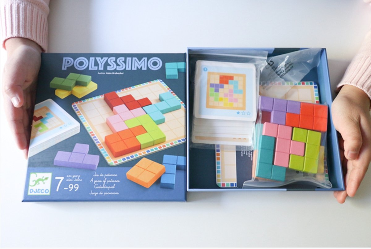 Polyssimo Sologic Game with 30 challenges - Djeco