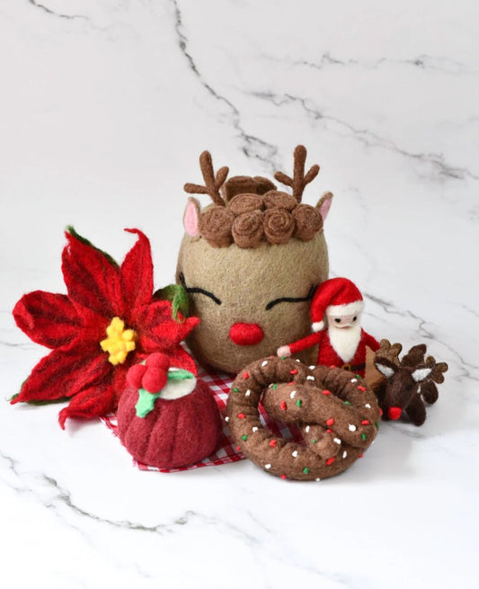 PREORDER: Christmas Felt Play Food Grazing Box (Set C) - Tara Treasures