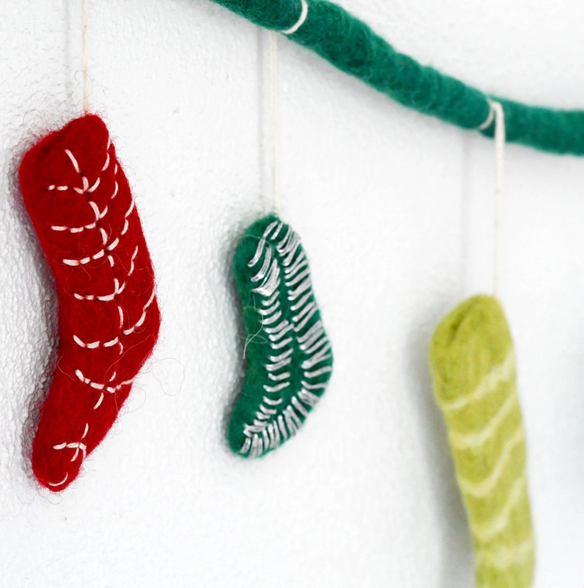 PREORDER: Christmas Stockings Garland - Tara Treasures