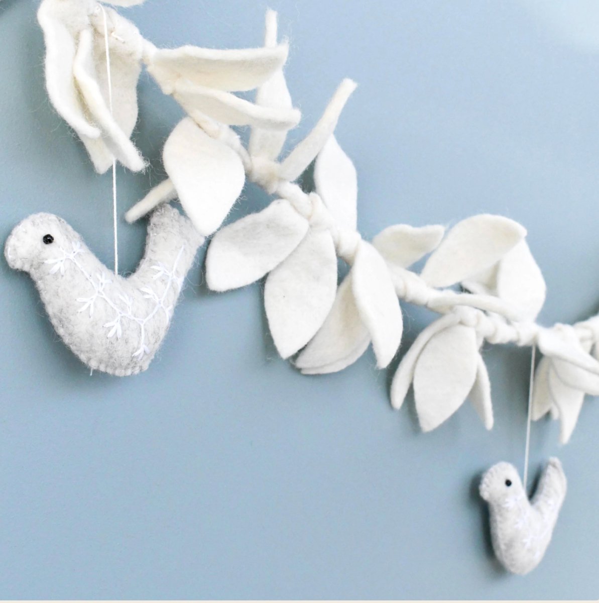 PREORDER: Doves and Leaves Garland - Tara Treasures