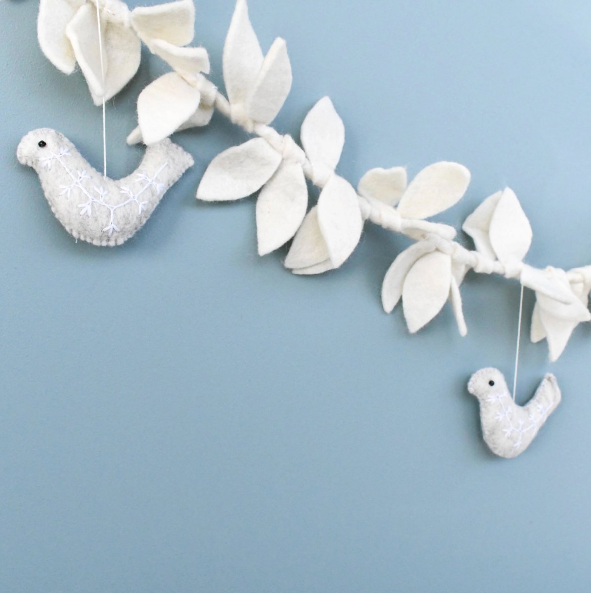 PREORDER: Doves and Leaves Garland - Tara Treasures