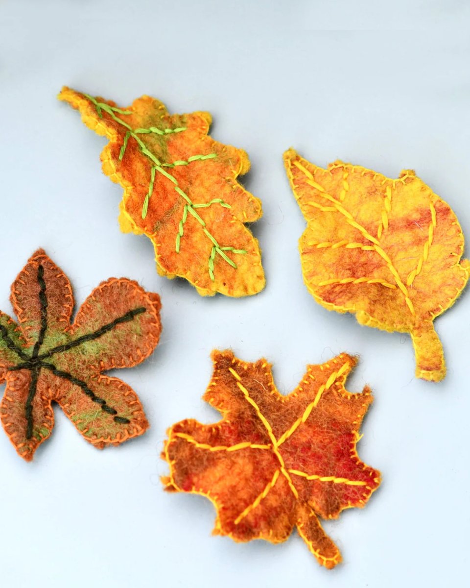 PREORDER: Felt Autumn Fall Leaves - Tara Treasures