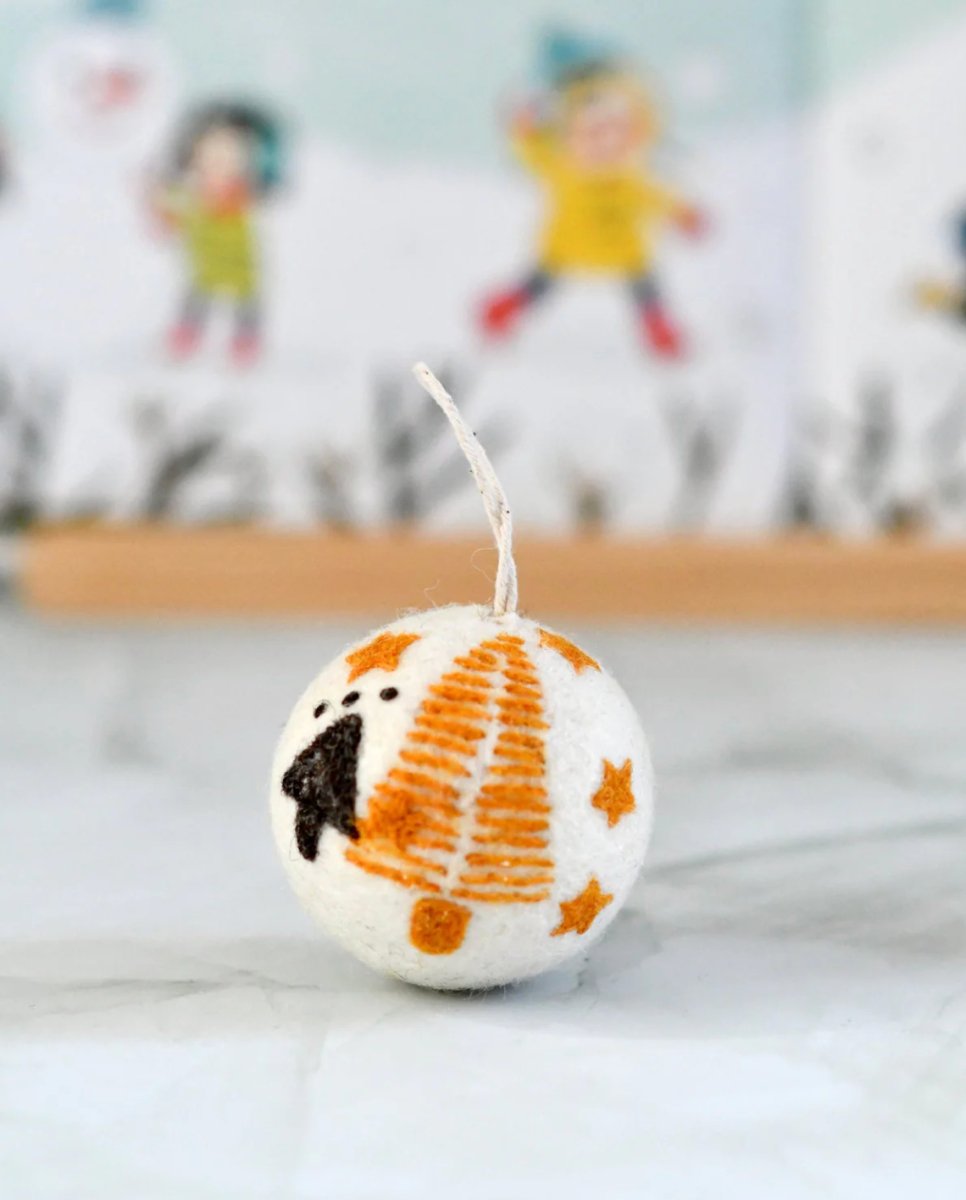 PREORDER: Felt Bauble Christmas Ornament - Christmas Tree | Tara Treasures