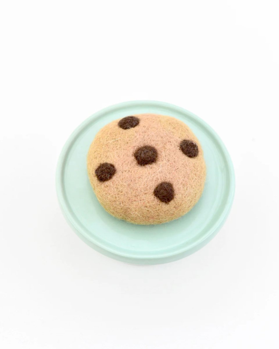 PREORDER: Felt Big Chocolate Chip Cookie - Tara Treasures