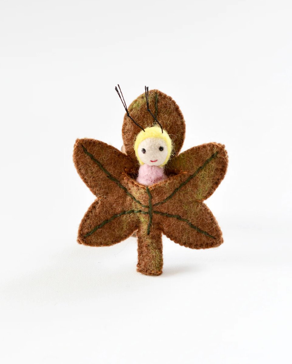 PREORDER: Felt Birch Leaf Baby - Tara Treasures