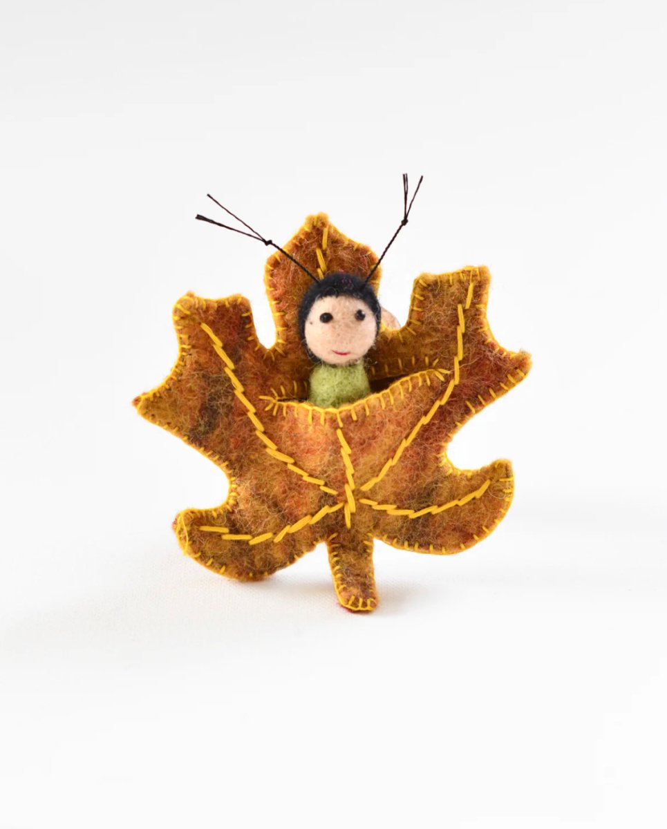 PREORDER: Felt Birch Leaf Baby - Tara Treasures