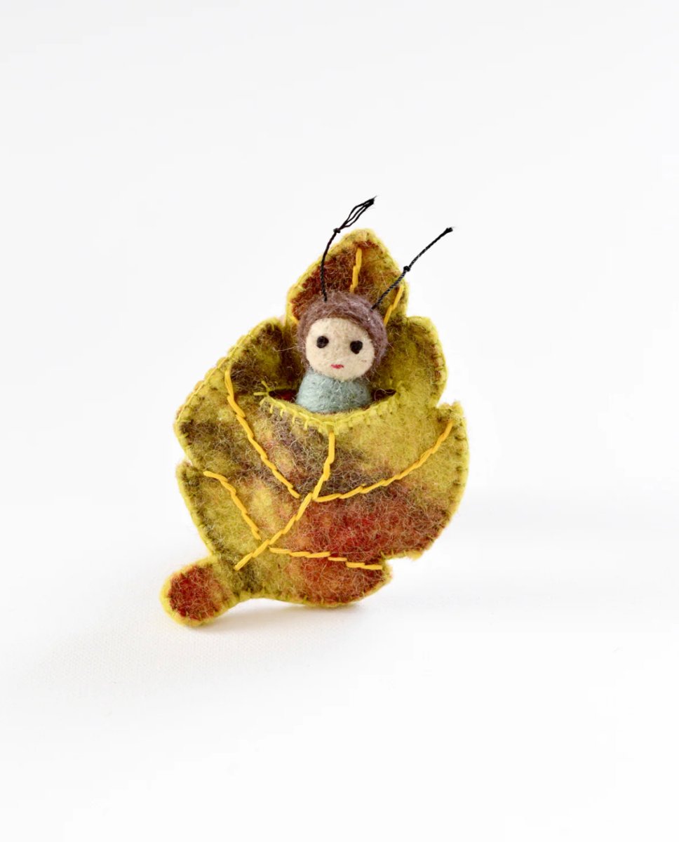 PREORDER: Felt Birch Leaf Baby - Tara Treasures