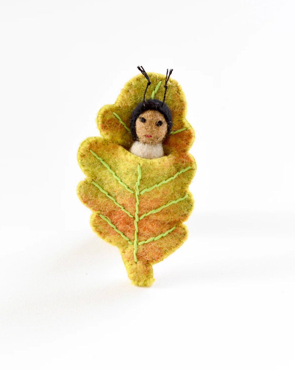 PREORDER: Felt Birch Leaf Baby - Tara Treasures