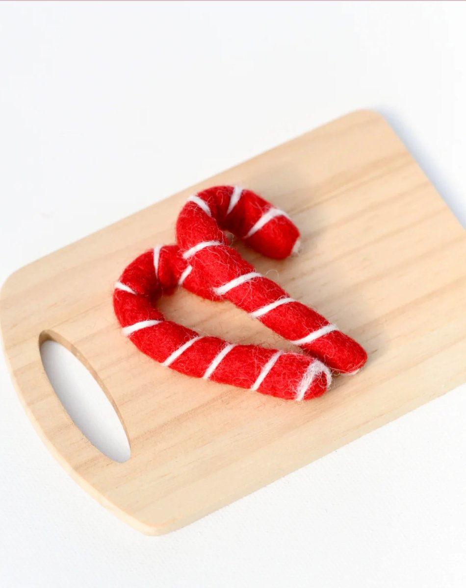 PREORDER: Felt Candy Canes (Set of 2) - Tara Treasures