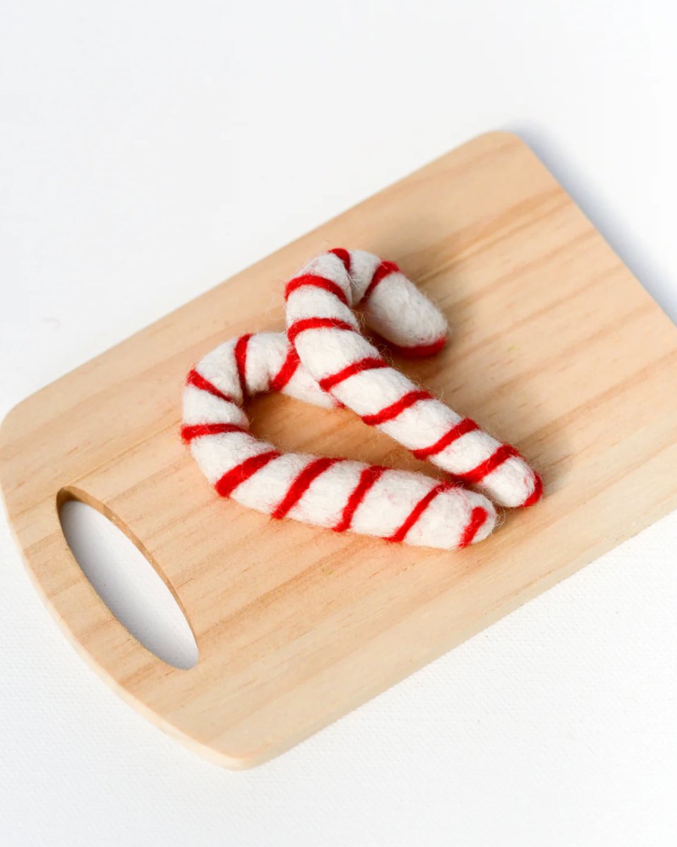 PREORDER: Felt Candy Canes (Set of 2) - Tara Treasures