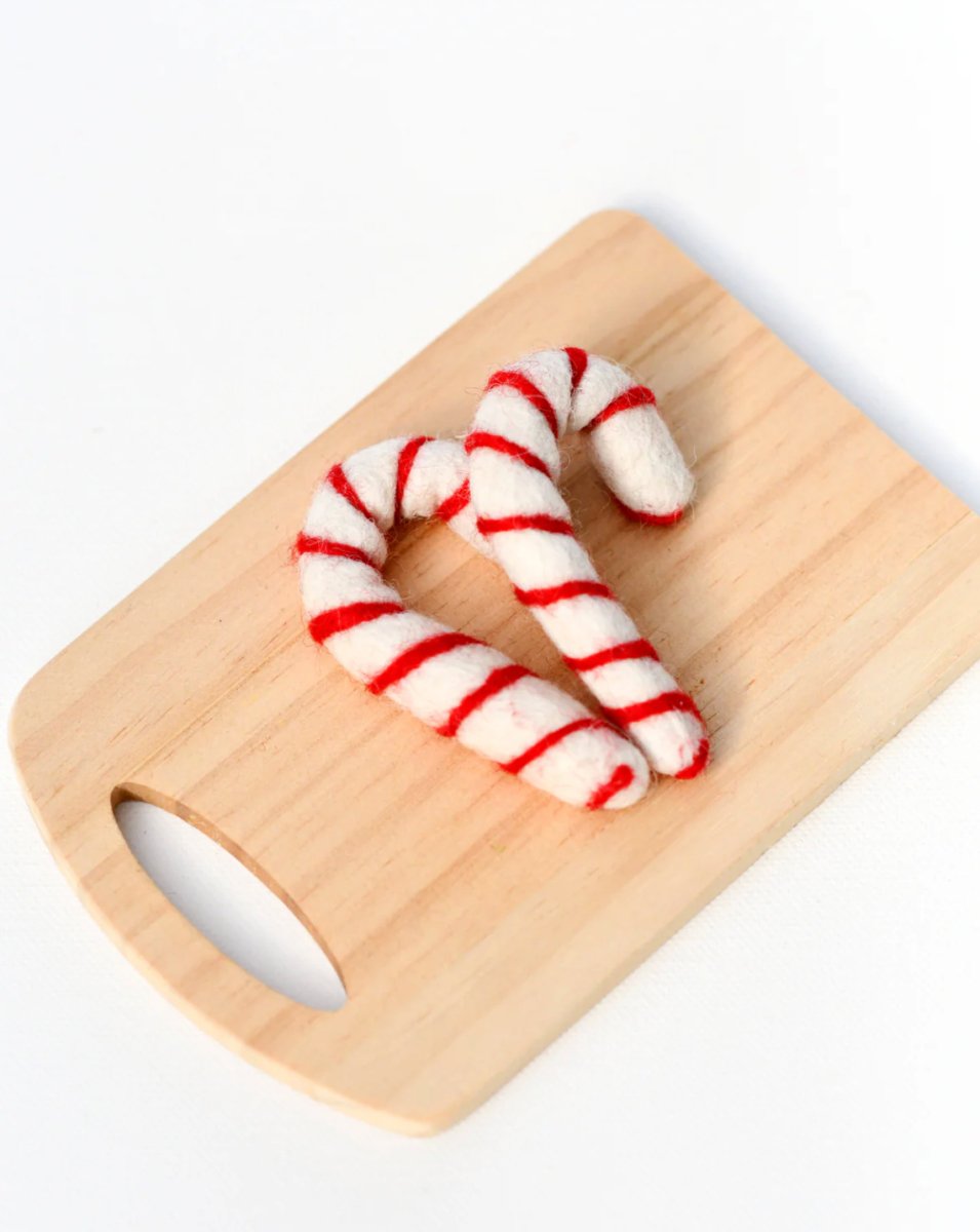 PREORDER: Felt Candy Canes (Set of 2) - Tara Treasures