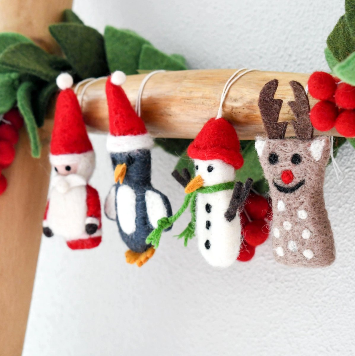 PREORDER: Felt Christmas Ornament Hangings - Tara Treasures