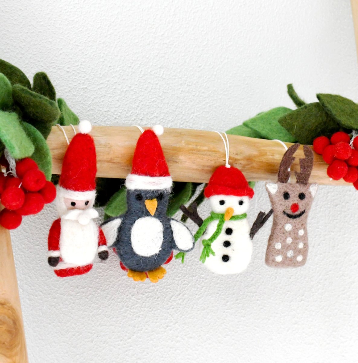 PREORDER: Felt Christmas Ornament Hangings - Tara Treasures