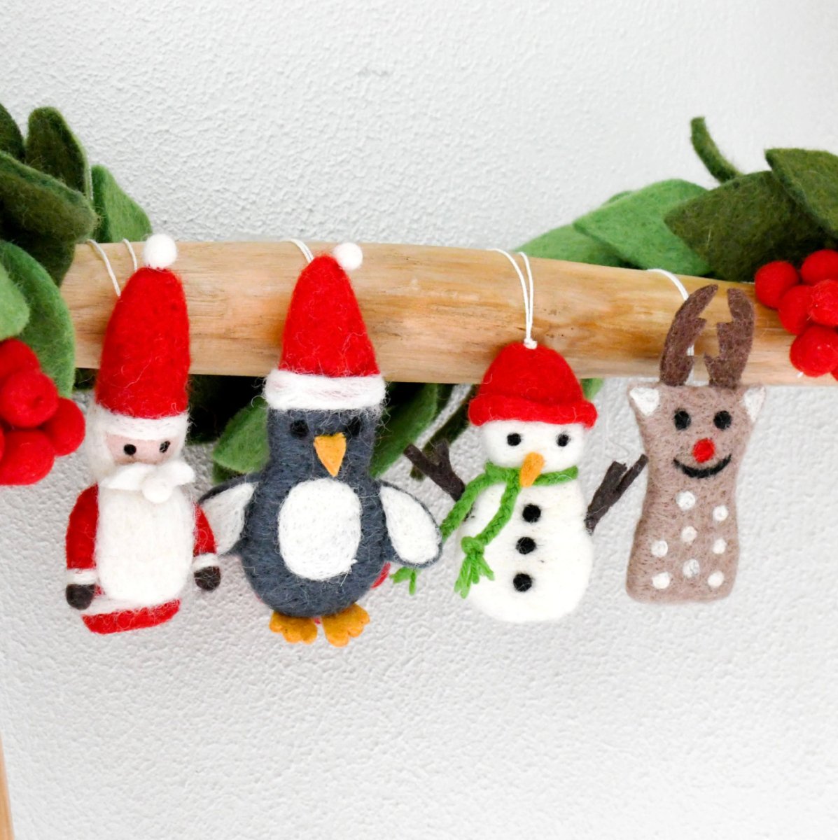 PREORDER: Felt Christmas Ornament Hangings - Tara Treasures