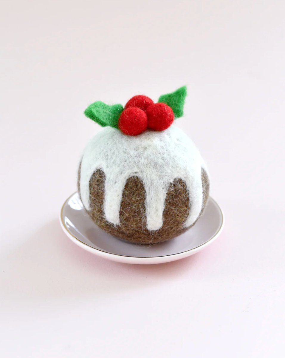 PREORDER: Felt Christmas Pudding (Round) - Tara Treasures