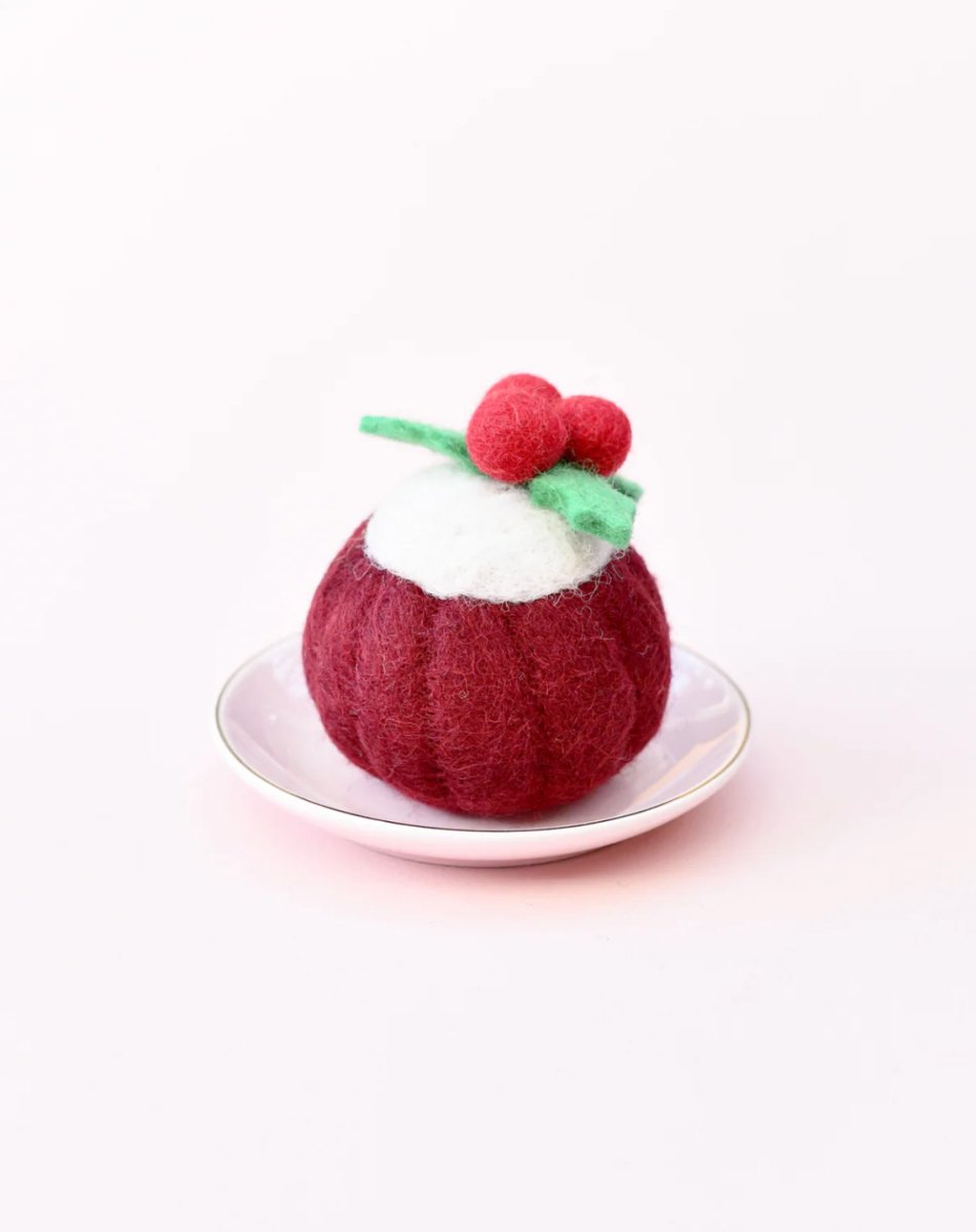 PREORDER: Felt Christmas Red Velvet Bundt Cake - Tara Treasures