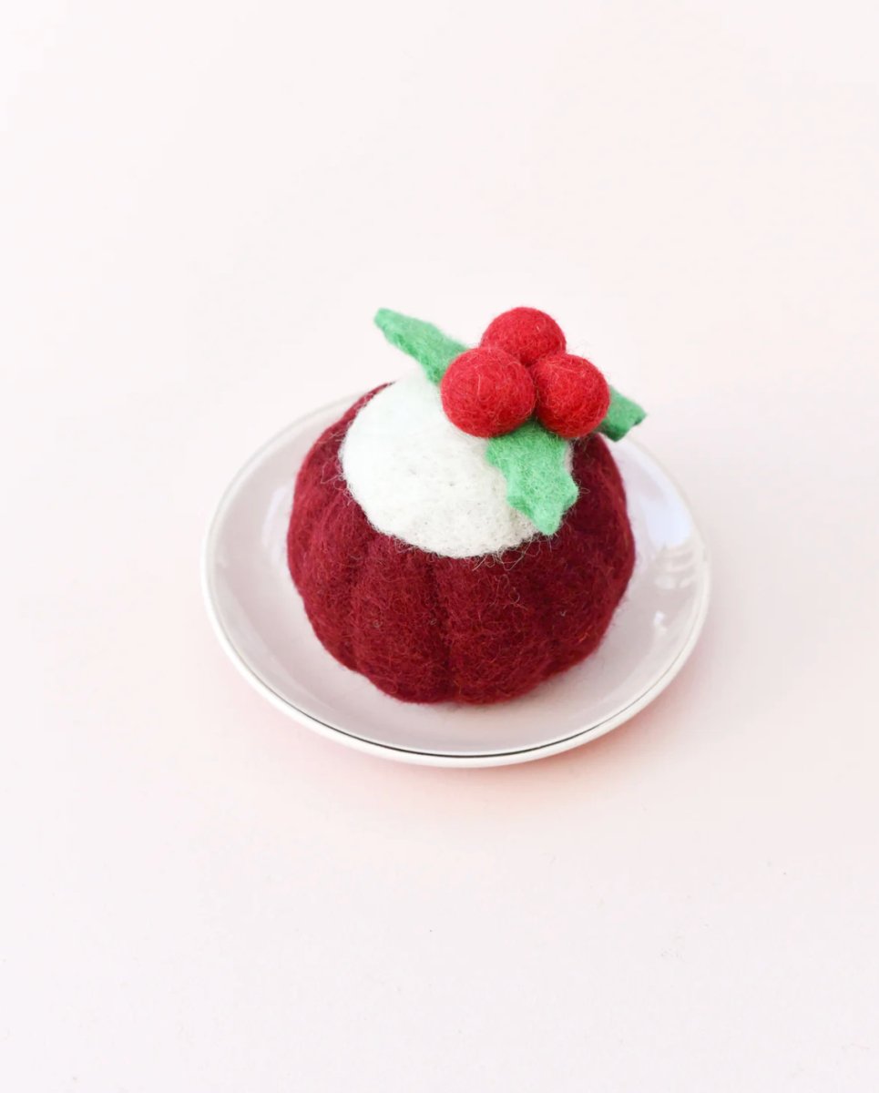 PREORDER: Felt Christmas Red Velvet Bundt Cake - Tara Treasures