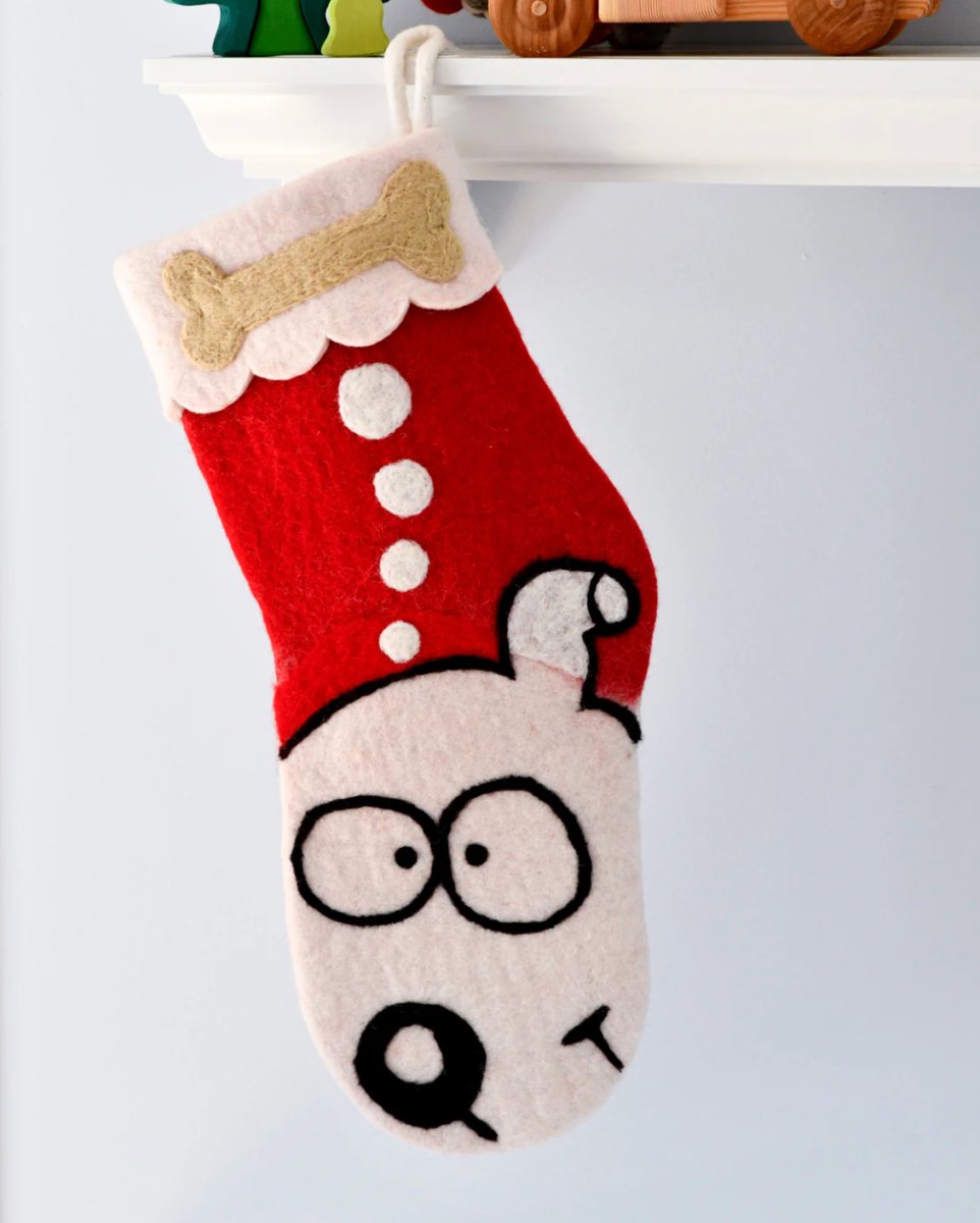 PREORDER: Felt Christmas Stocking for Dogs - Tara Treasures