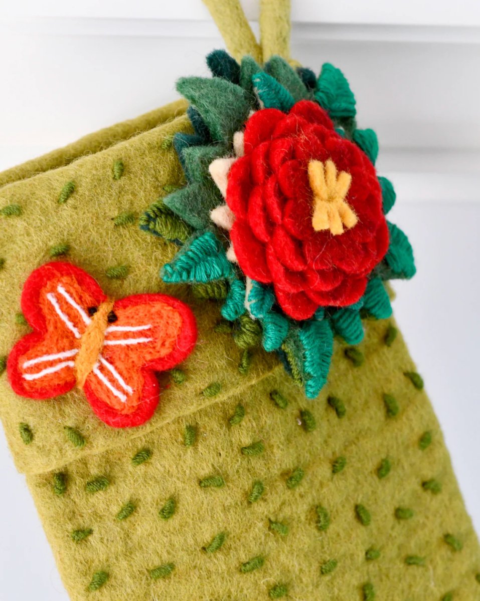 PREORDER: Felt Christmas Stocking - Tara Treasures