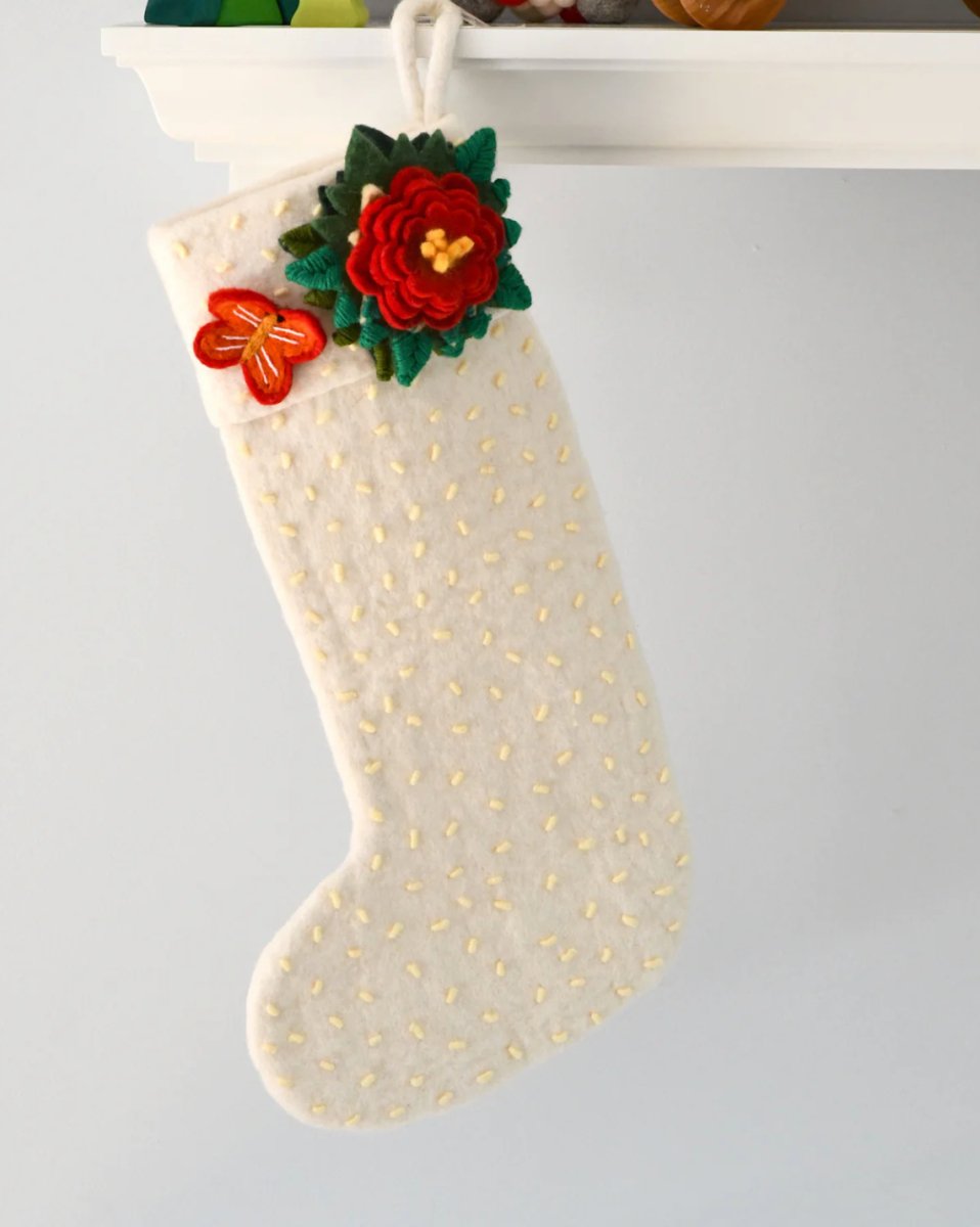 PREORDER: Felt Christmas Stocking - Tara Treasures