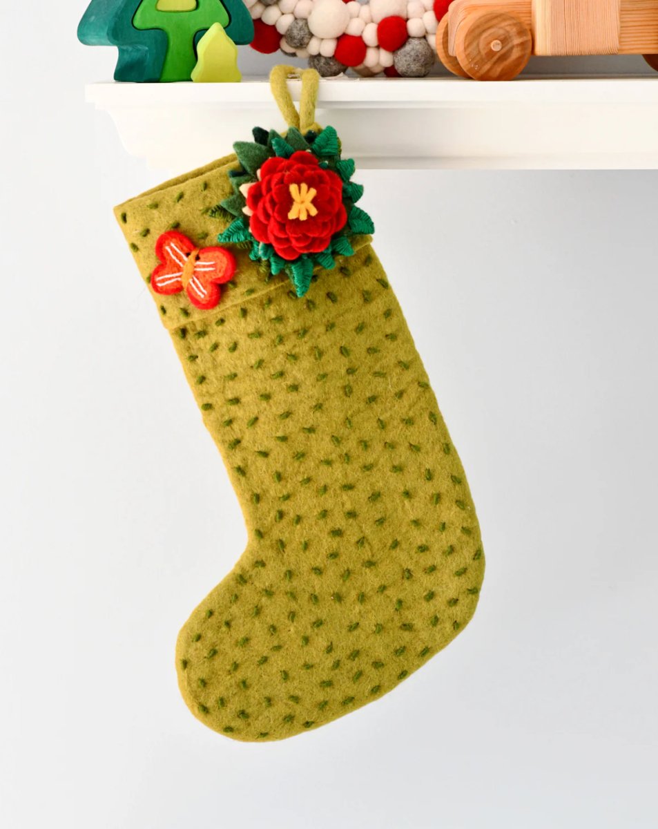 PREORDER: Felt Christmas Stocking - Tara Treasures