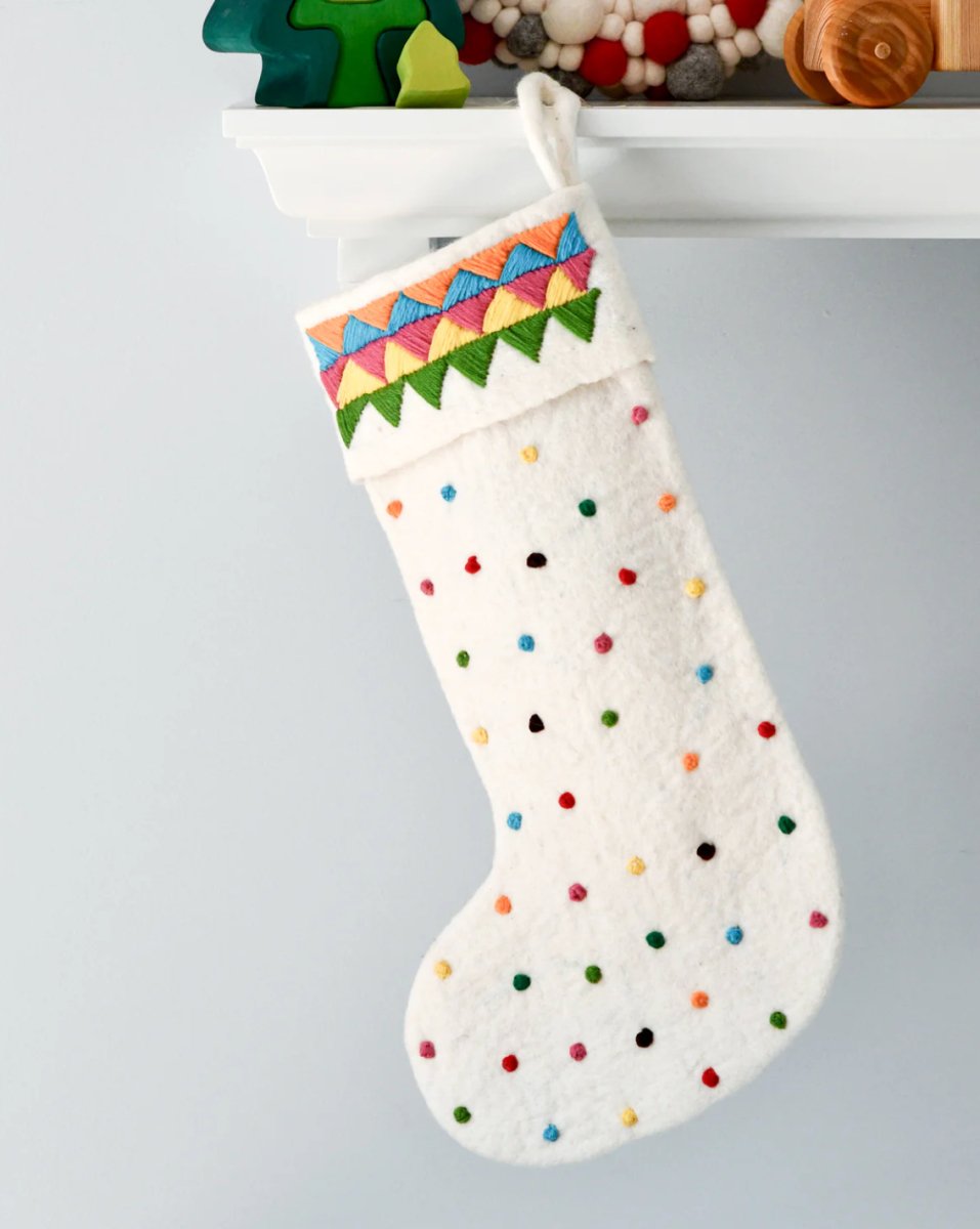 PREORDER: Felt Christmas Stocking - Tara Treasures