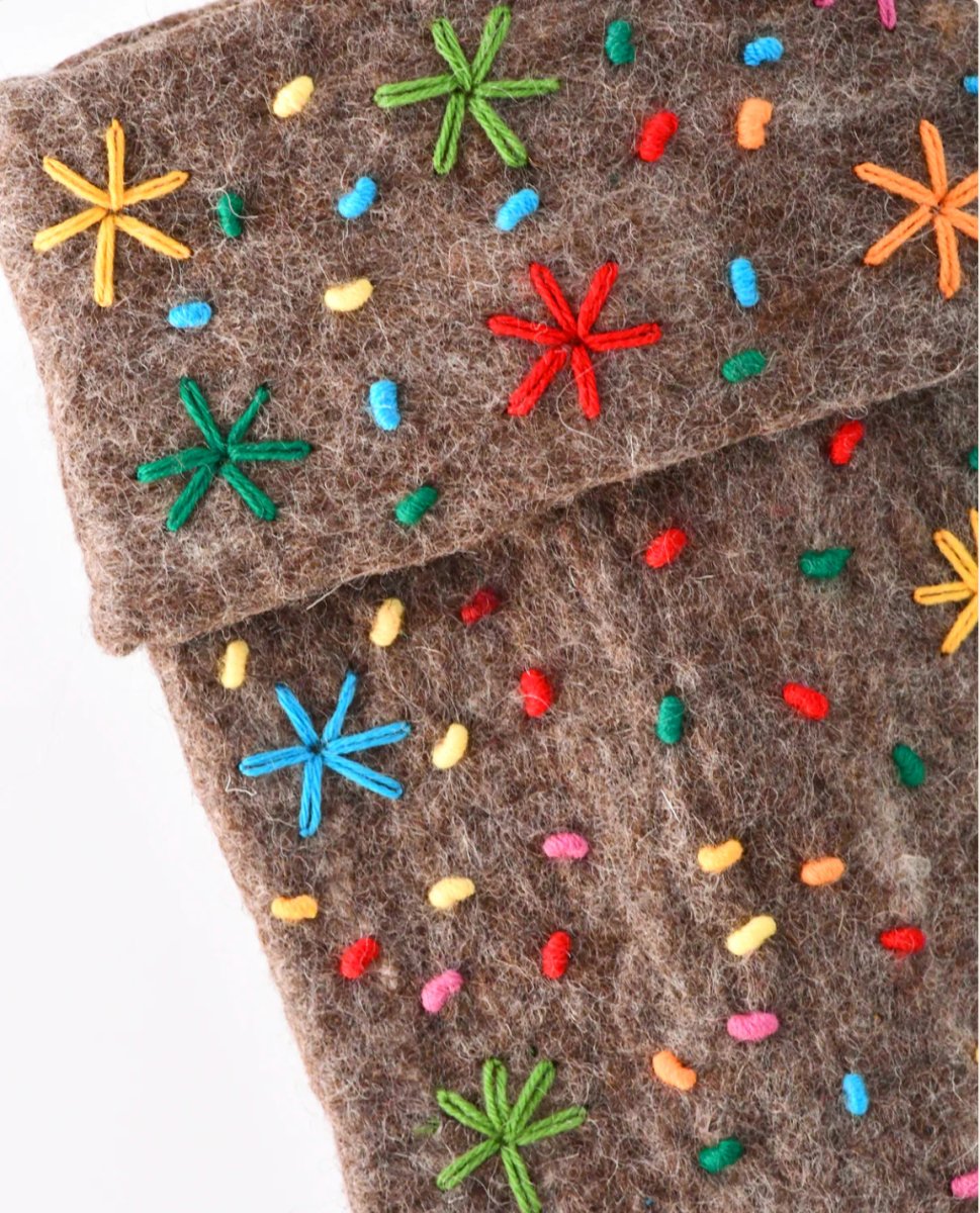 PREORDER: Felt Christmas Stocking - Tara Treasures