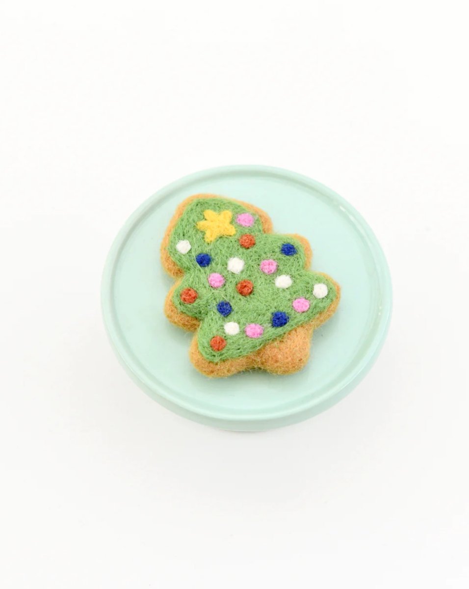 PREORDER: Felt Christmas Tree Cookie - Tara Treasures